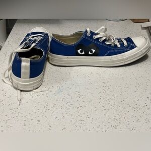Come des Garçons Play “Converse Chuck 70” low sneakers, size 11, Blue